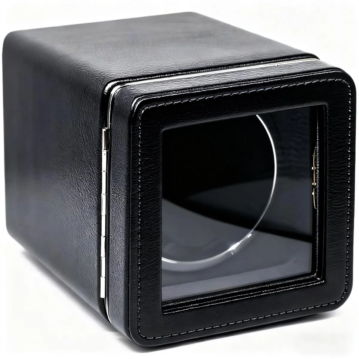 1 caricatore per orologi automatico, scatola per orologi automatica, cavo di ricarica USB, orologio, in pelle PU, con motore silenzioso