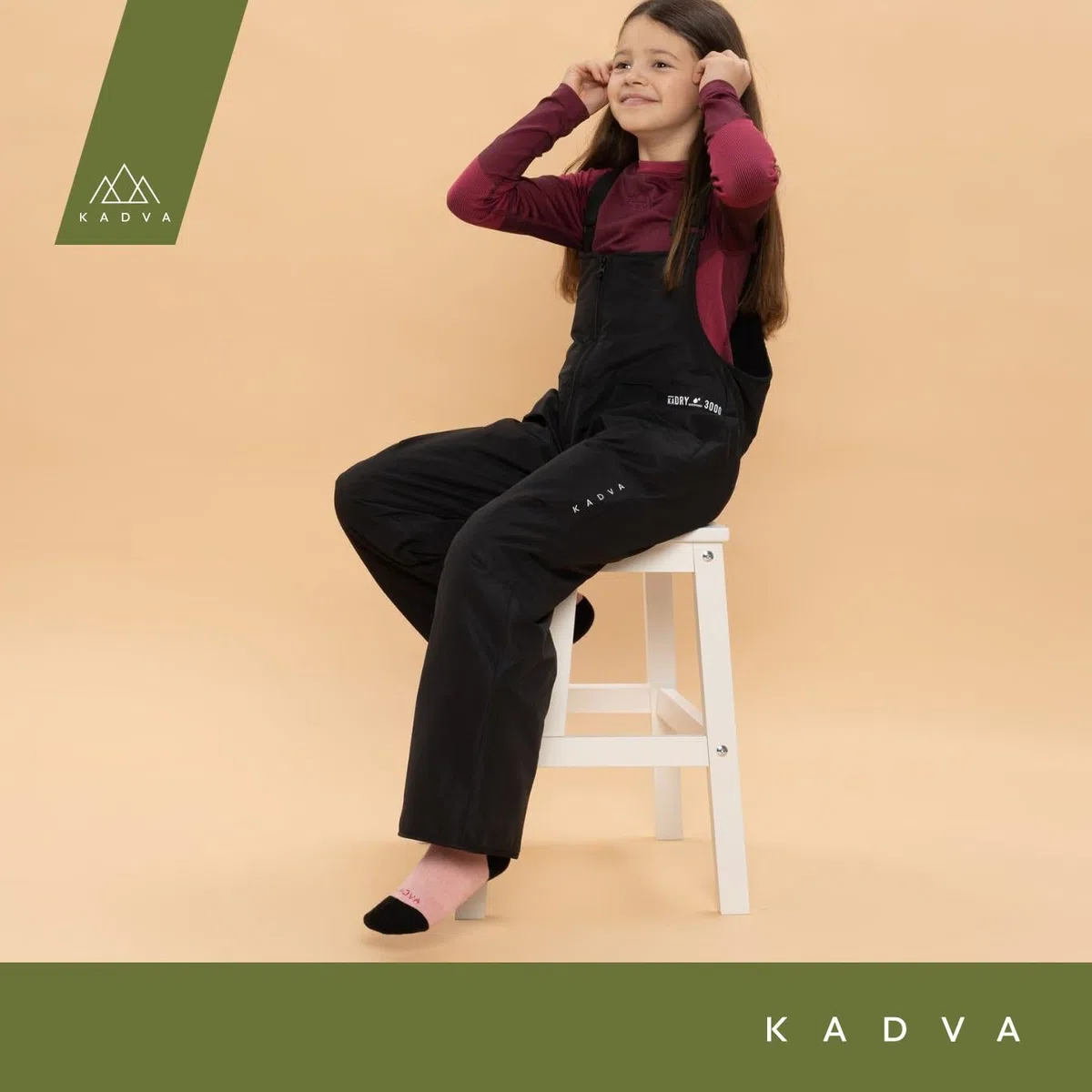 KADVA - Skiro, Pantaloni Bambine e Ragazze