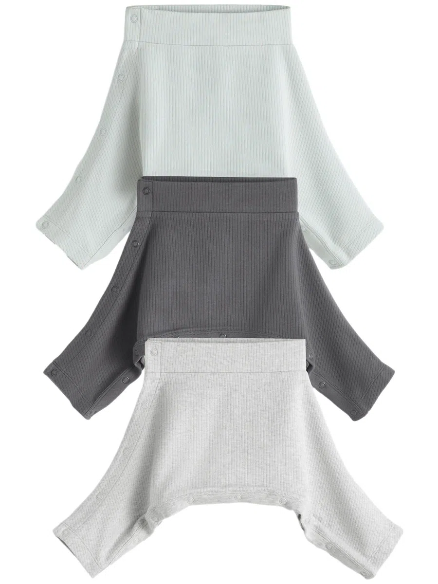 NEXT Bambini Confezione da 3 Pigiami con Leggings in 100% Cotone per displasia dell'anca