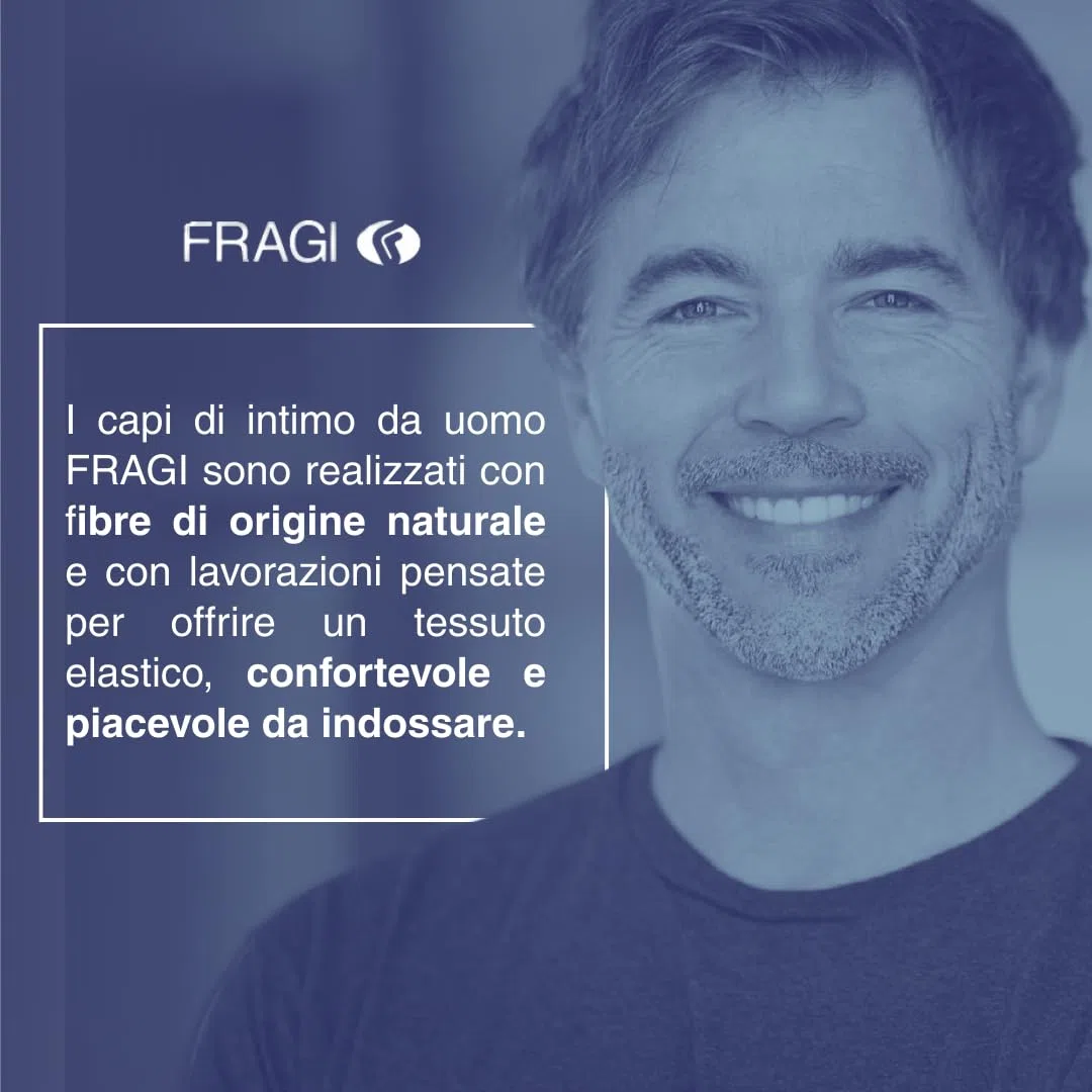 Fragi Canotta Uomo in Puro Cotone, Canottiera Intima con Spalla Larga in Tessuto Elastico Senza Cuciture Seamless, Made in Italy