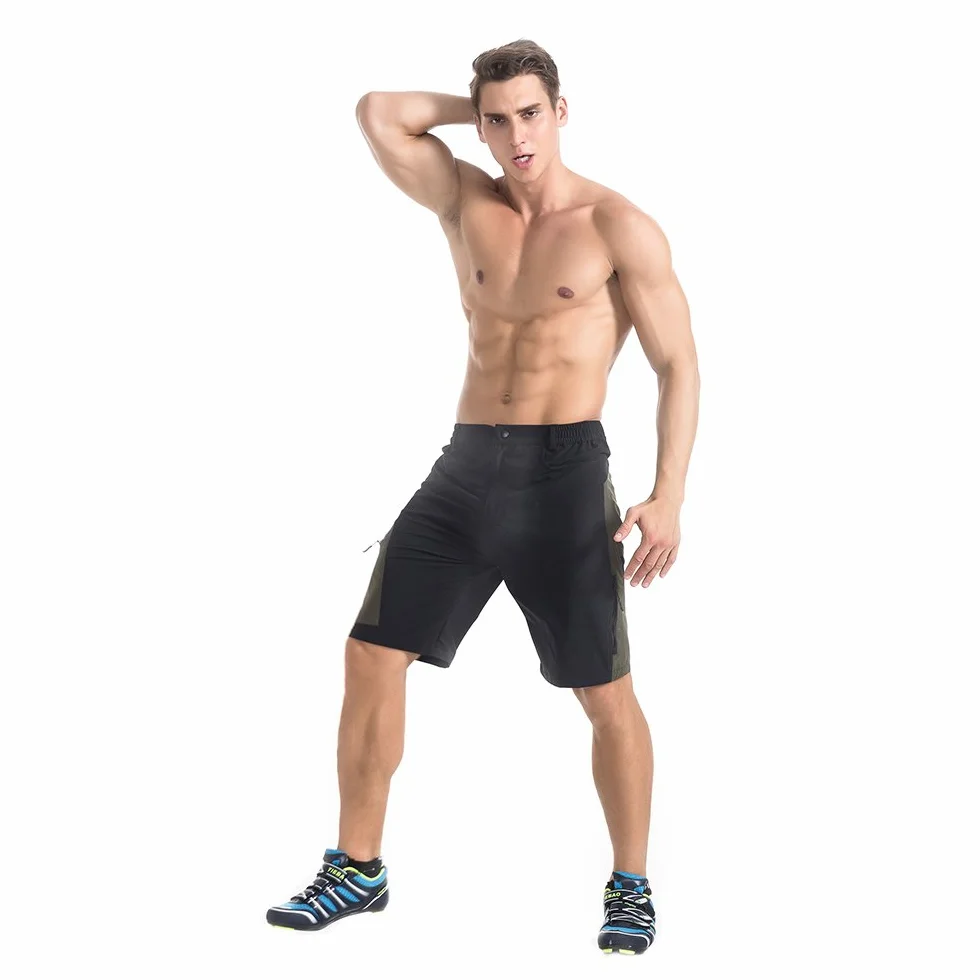 TOMSHOO Pantaloncini MTB Uomo, Pantaloncini Ciclismo Biciclette, Bici MTB Pantaloni Traspirante Shorts per Ciclismo da Corsa All'aperto