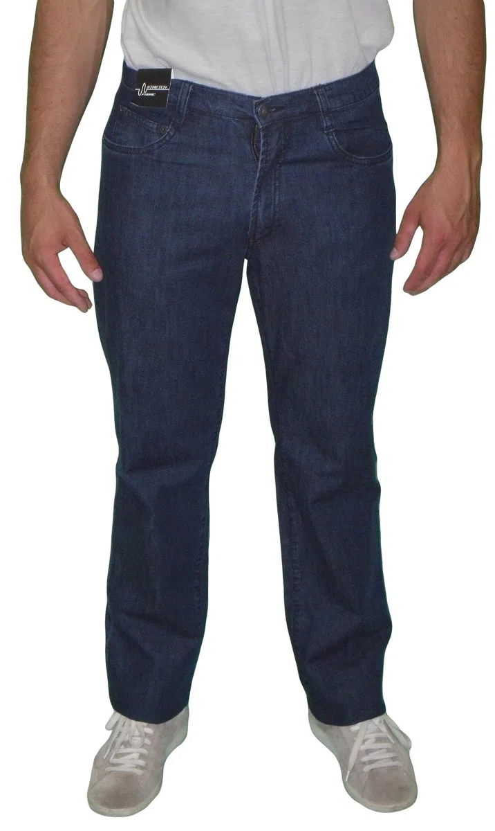 SEA BARRIER Jeans Cotone Leggero Elasticizzato Uomo Extra Art Gilbert CONF Taglie Forti