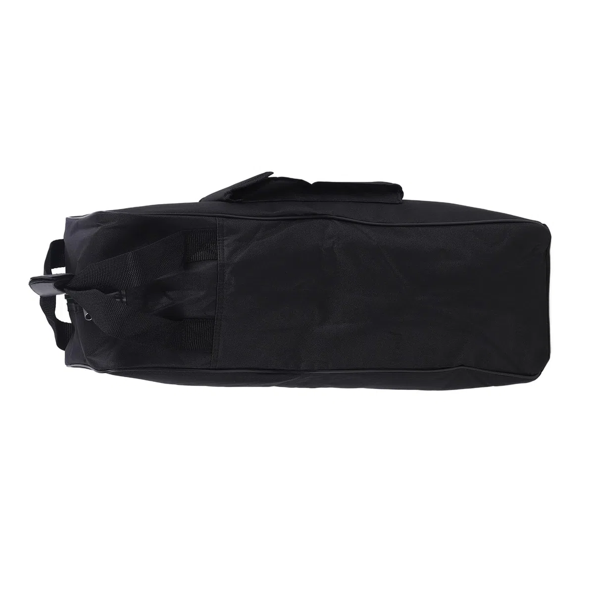Borsa per stivali in tessuto Oxford e pelle nera, borsa portaoggetti portatile per stivali da neve da cowboy, da viaggio