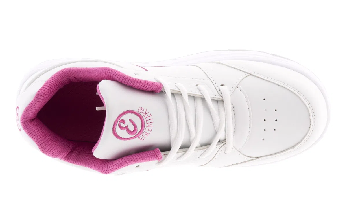 Eglemtek Scarpe RASSODA Glutei TM Benessere Dimagranti Sportive Fitness Ginnastica Aerobica BASCULANTI Bianco Fucsia