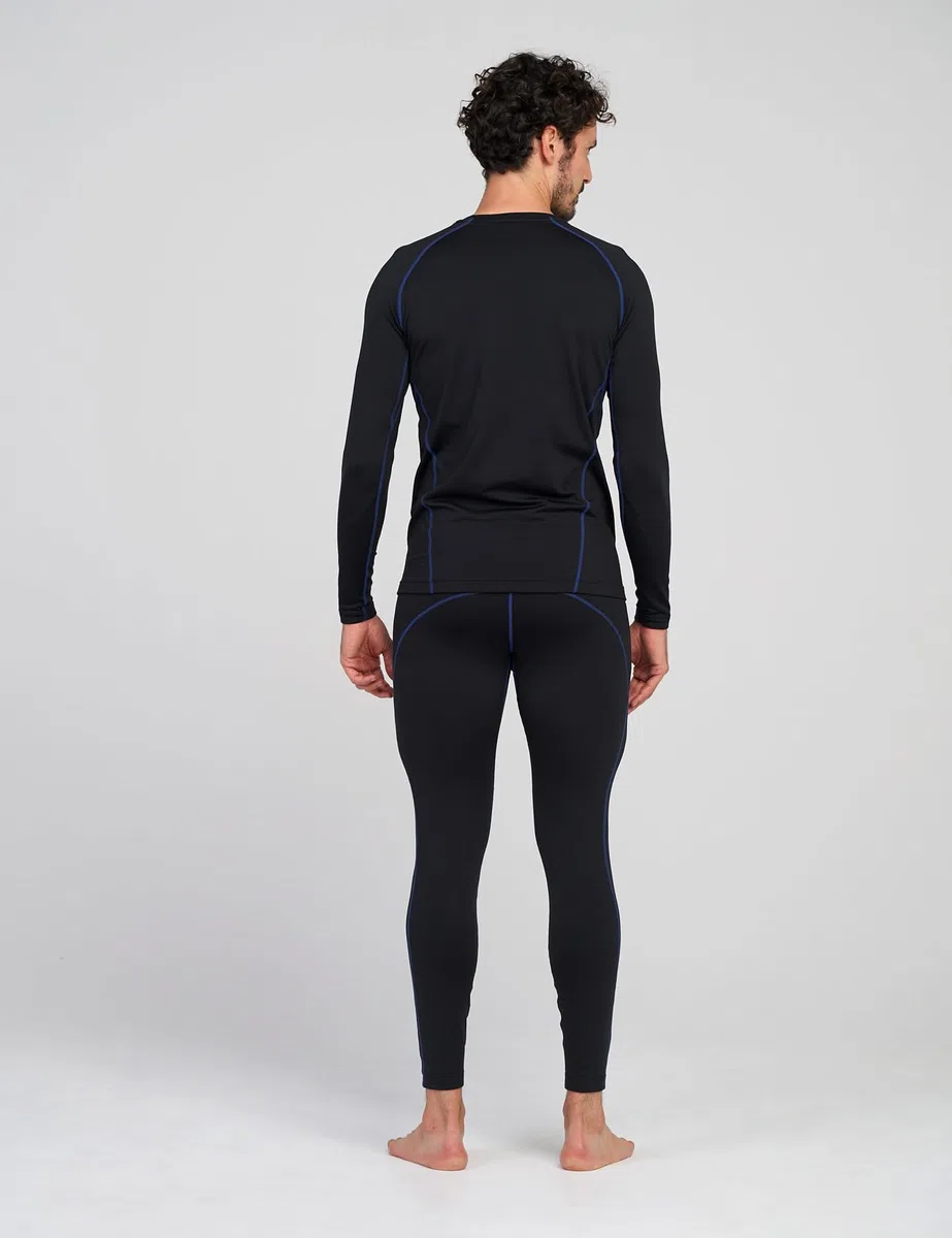 LAPASA Uomo Set Termico Leggero a Compressione in Pile Foderato Strato Base Maglia e Pantaloni Lunghi Invernale M53