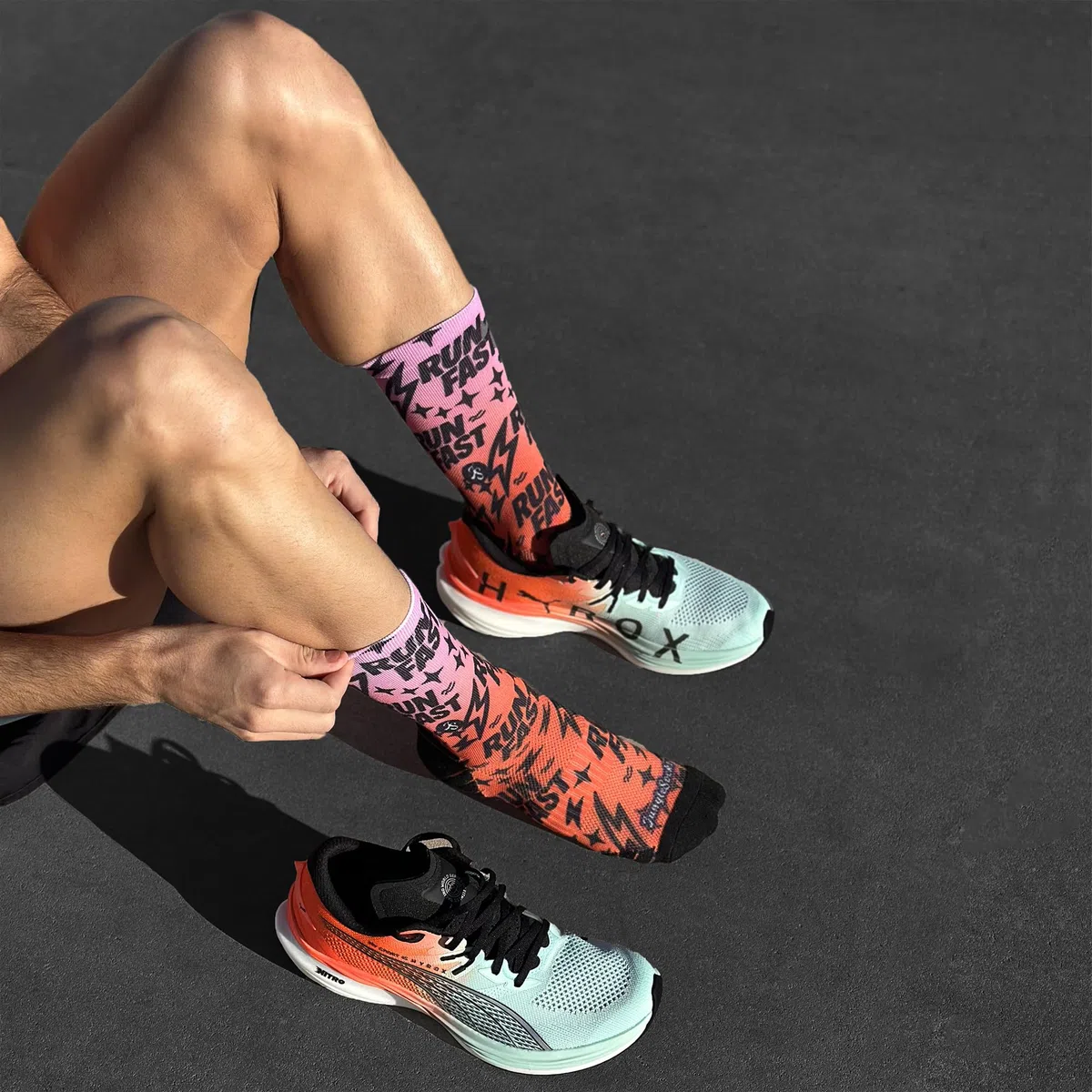 Jungle Socks Running Series - Pacco da 3 Calzini ad Alte Prestazioni per Running, Traspiranti, Comprimibili e Rinforzati.