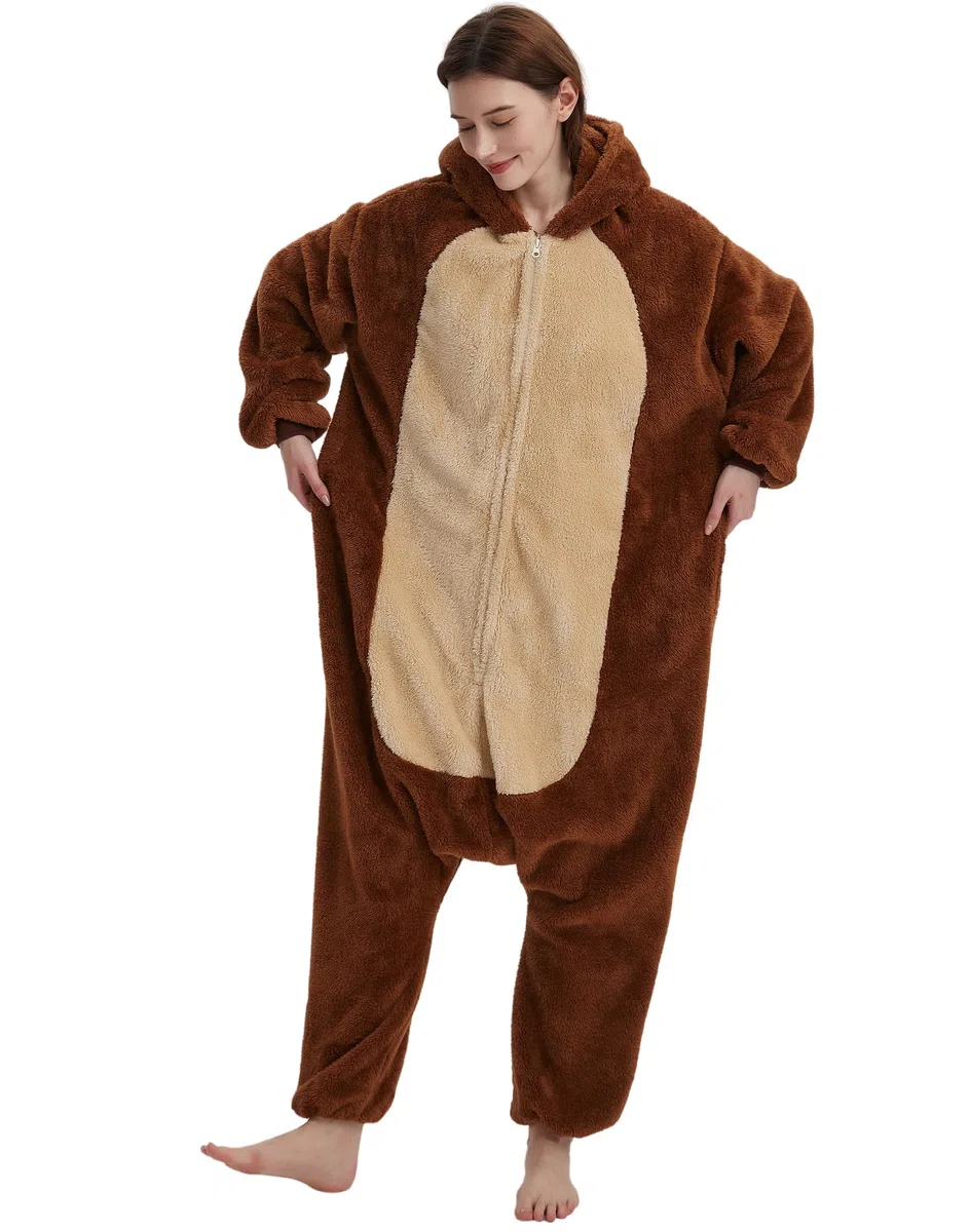 DarkCom Onesie per Bambini e Adulti,Pigiama Genitore-Bambino Carnevale Cosplay Halloween Costume Animale Pigiama di Natale