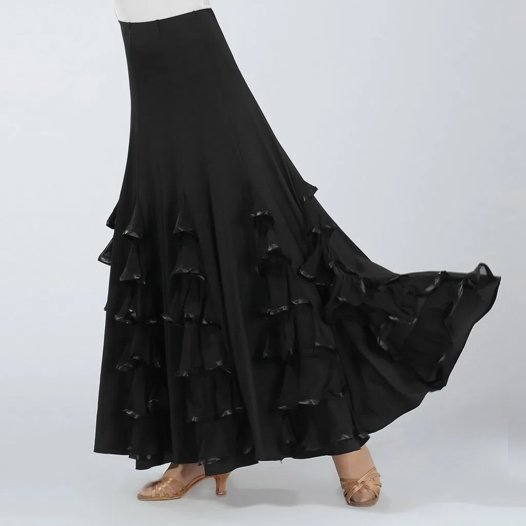 Gonna Lunga Da Donna a Ruota, Gonna Da Ballo, Gonna Lunga Da Ballo Da Sala, Abito Da Flamenco, Costume Latino