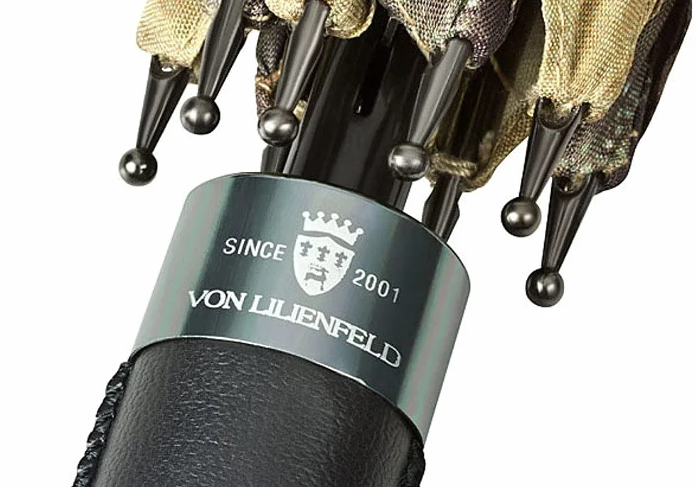 VON LILIENFELD® Ombrello Pioggia Rosina Wachtmeister: Sole Lungo Classico Automatico Donna Arte