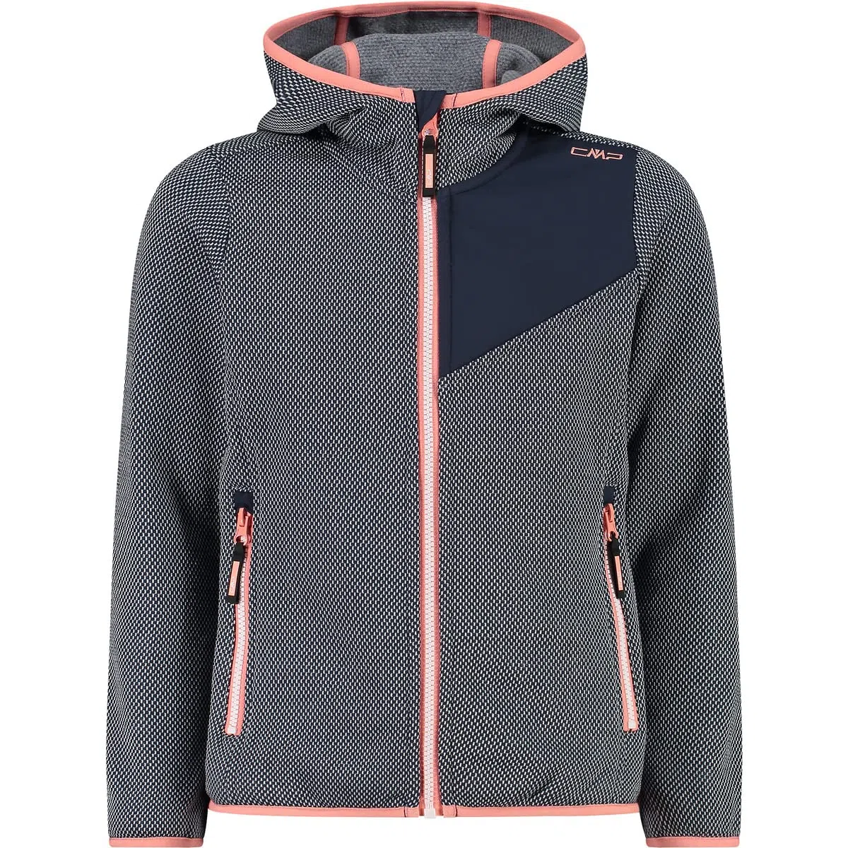 CMP Pile Cappuccio Fisso Giacca Unisex-Bambini e Ragazzi