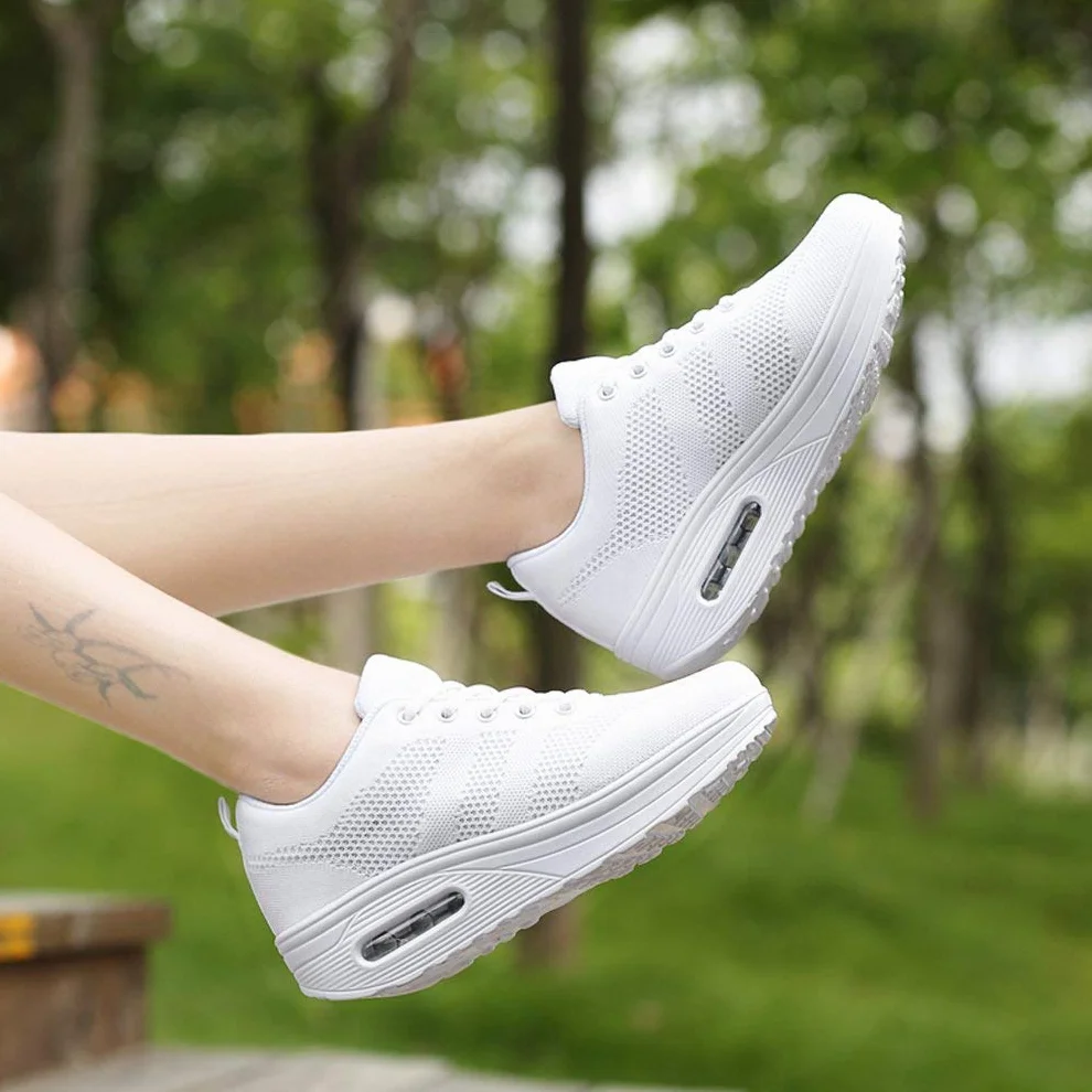 Sneaker Donna Comodo Scarpe,Casual Dimagrante Passeggio Scarpe da Ginnastica Outdoor Tennis Piattaforma Running Traspiranti Scarpe Jogging