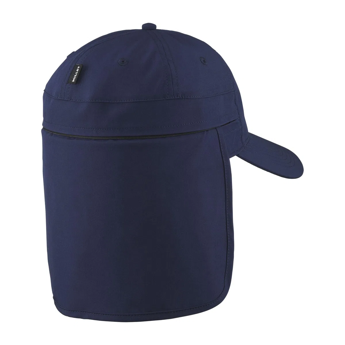 MILLET Trekker II Cappellino da trekking con protezione UV (FR/ES, Alpha/Letters, M, Blu)