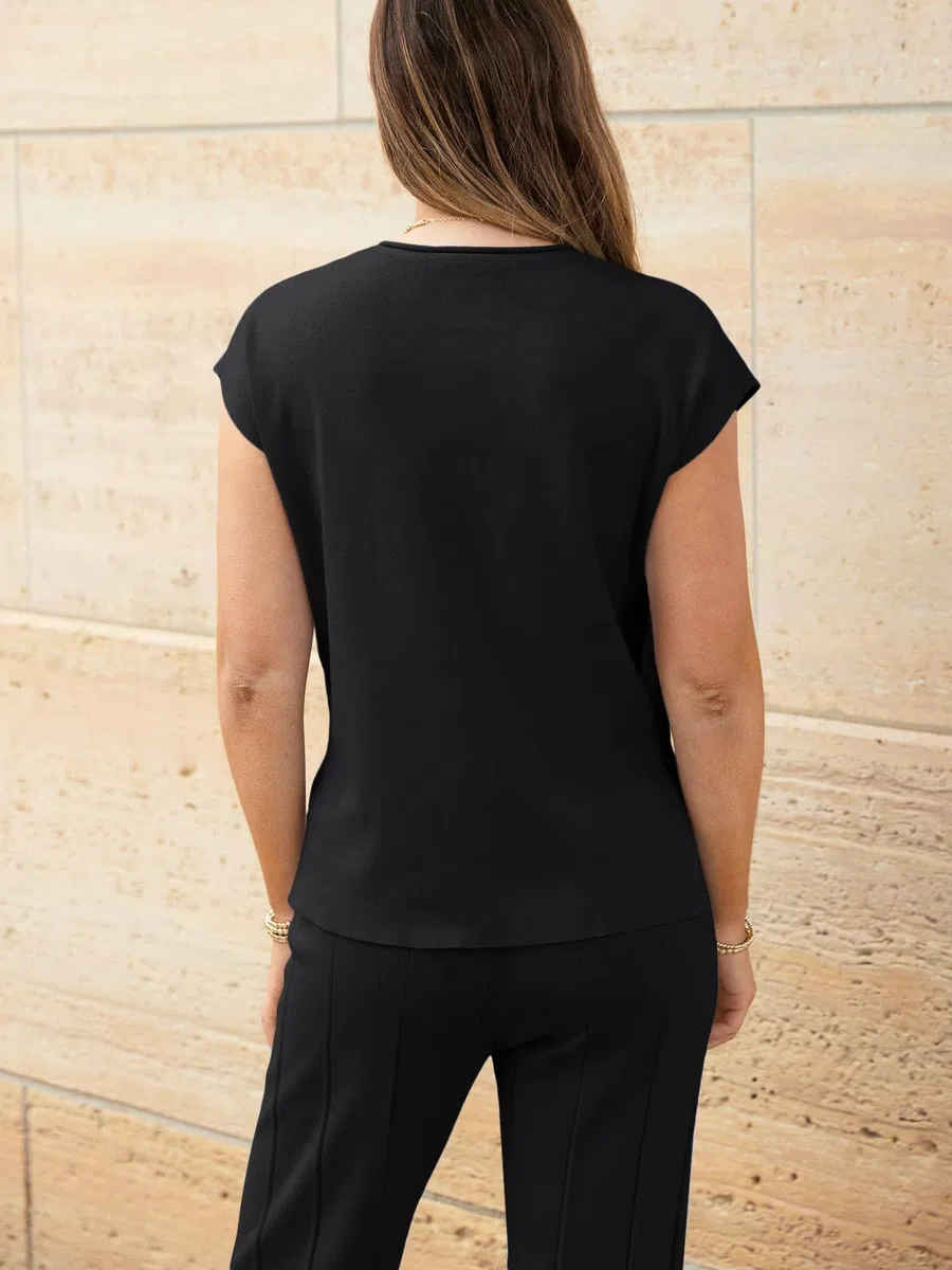 2 Pezzi Completo Da Donna In Con Maniche Senza Tuta Casual Da Donna Maglioni Estivi Maglione A Maglia