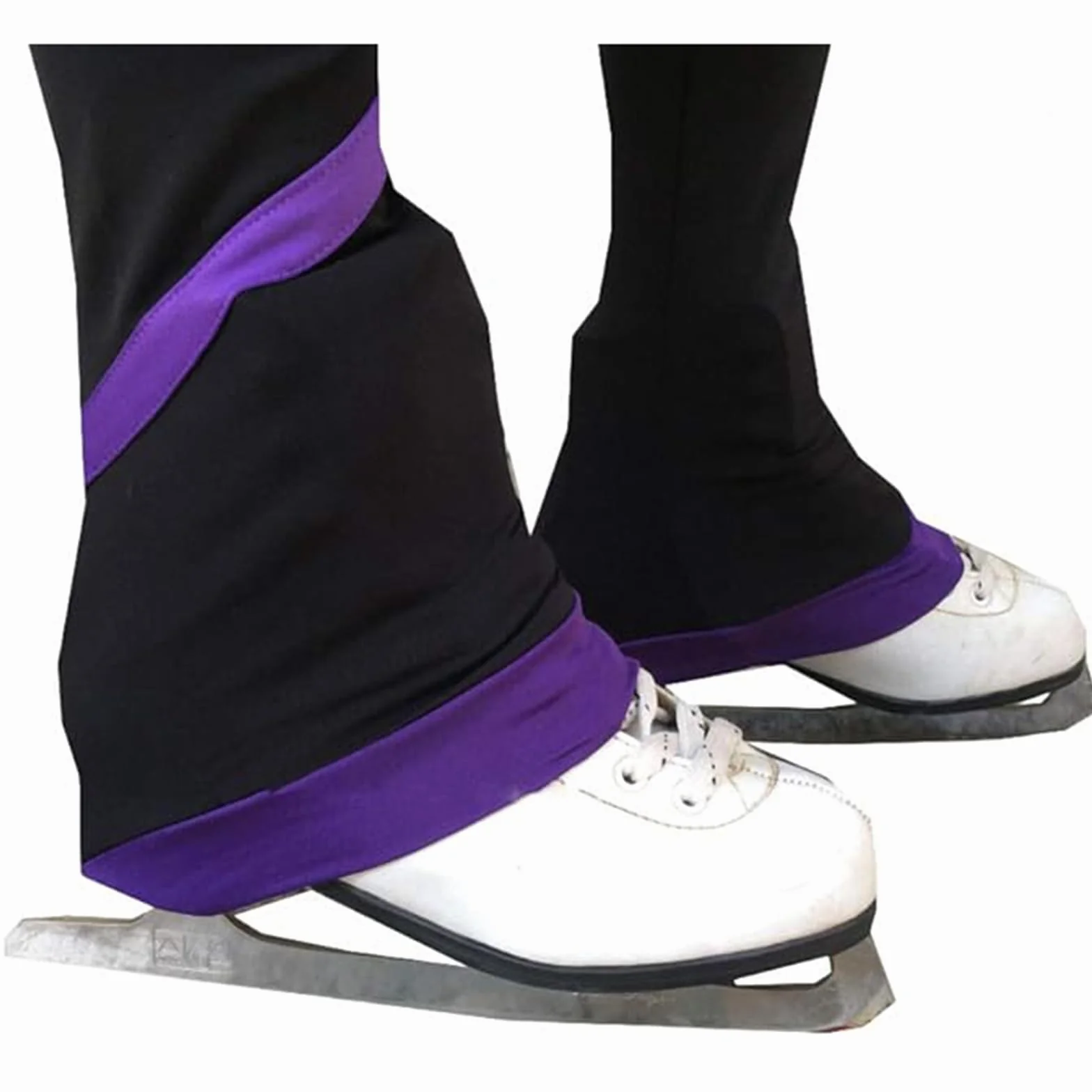 LIUHUO Pantaloni da Pattinaggio Artistico, da Donna, per Pattinaggio, Allenamento, con Pantaloni in Velluto