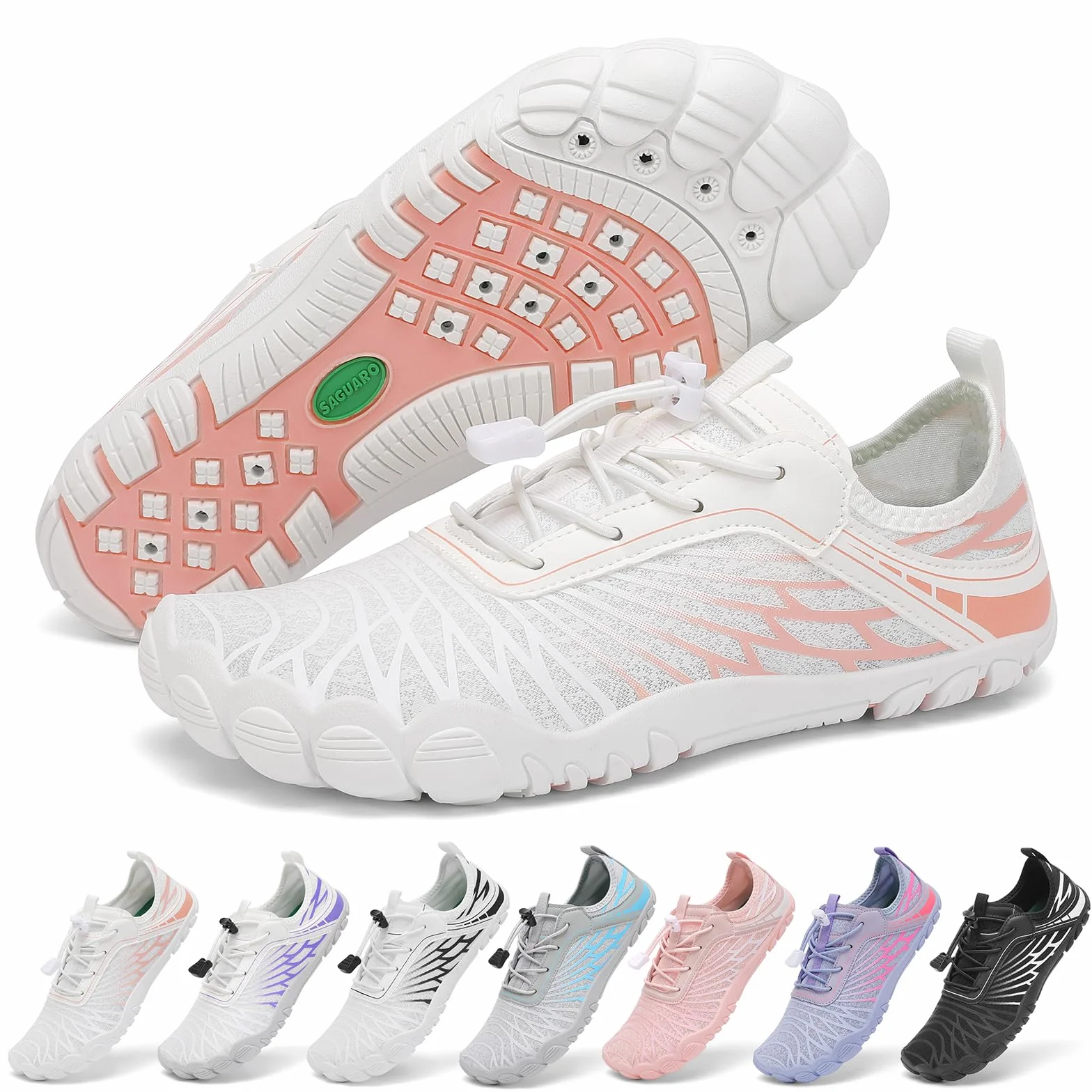 SAGUARO Scarpe Barefoot Minimaliste Donna Scarpe da Scoglio Traspiranti Asciugatura Rapida, 35-43 EU