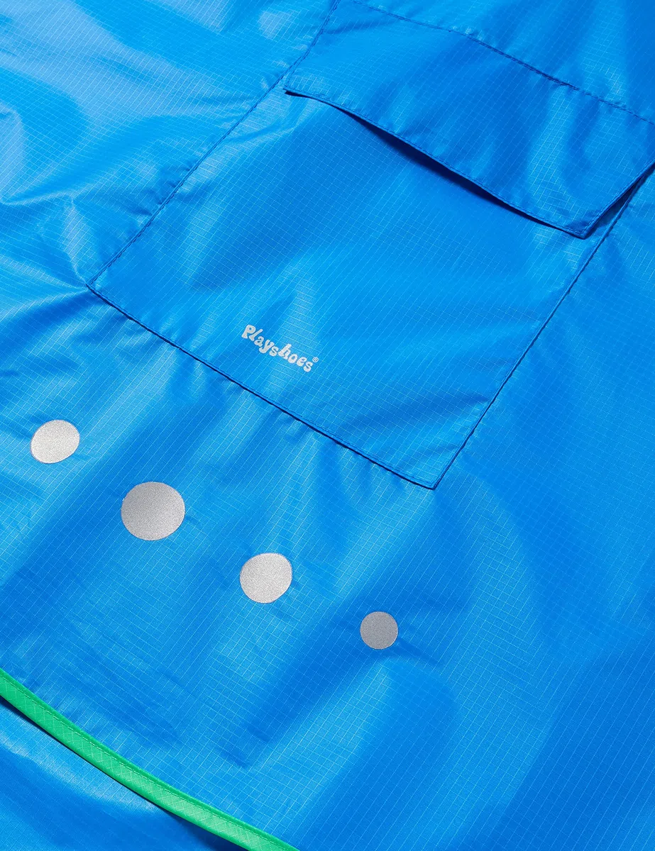 Playshoes Poncho Antipioggia Pieghevole Giacca antipioggia impermeabile Unisex - Bambini e ragazzi (Pacco da 1)