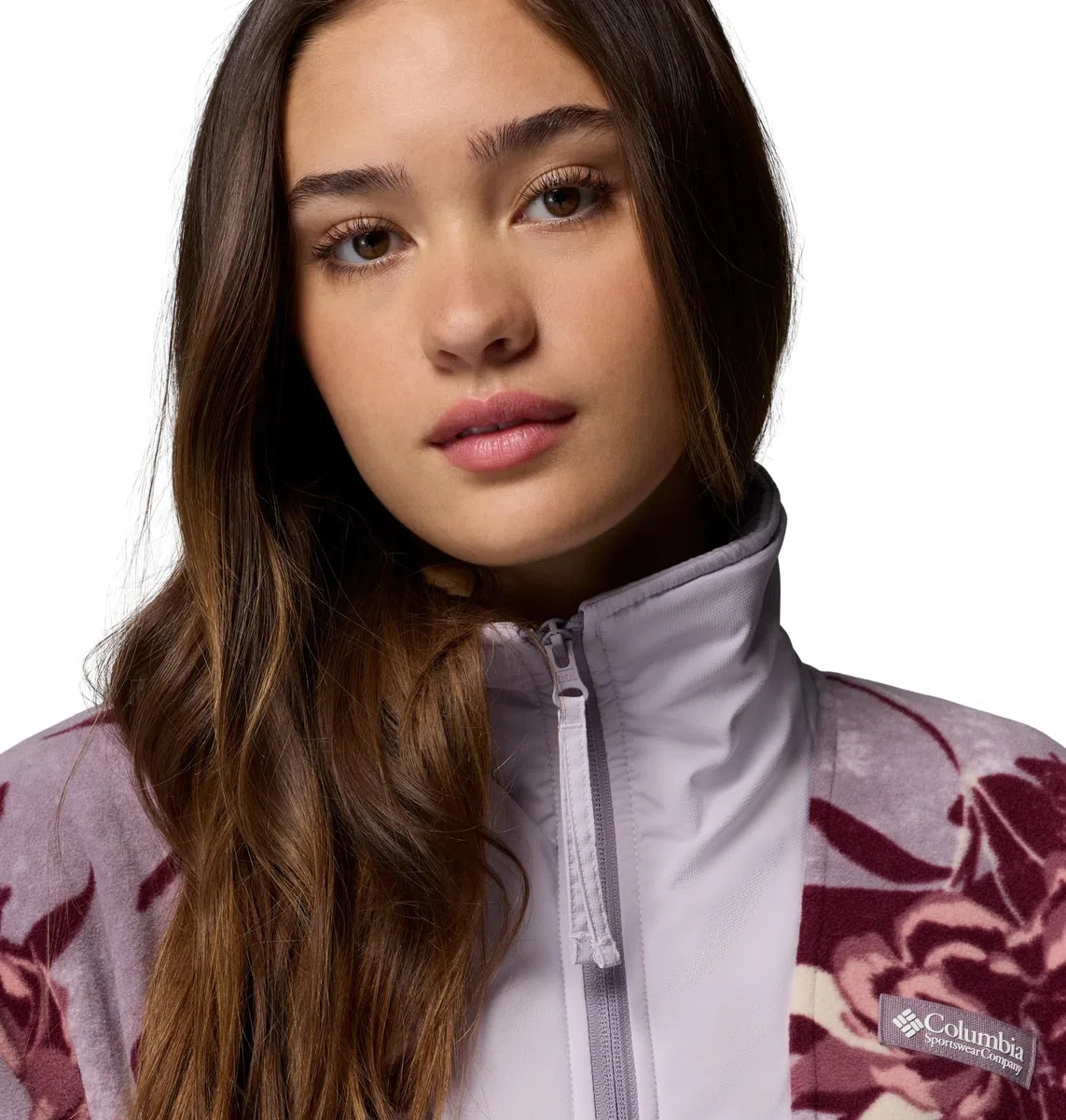 Columbia Sequoia Grove™ Printed Half Zip Pull Over in Pile Donna (Pacco da 1)