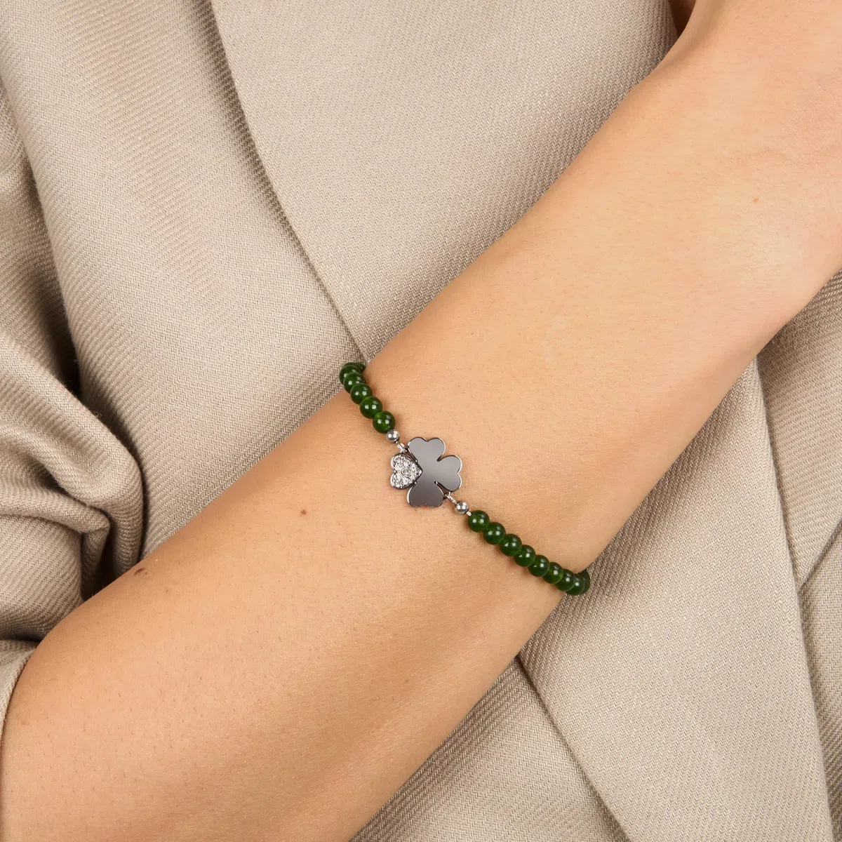Morellato Bracciale Donna, Collezione Valentina, in Acciaio, pietra, Agata naturale - SATQ08