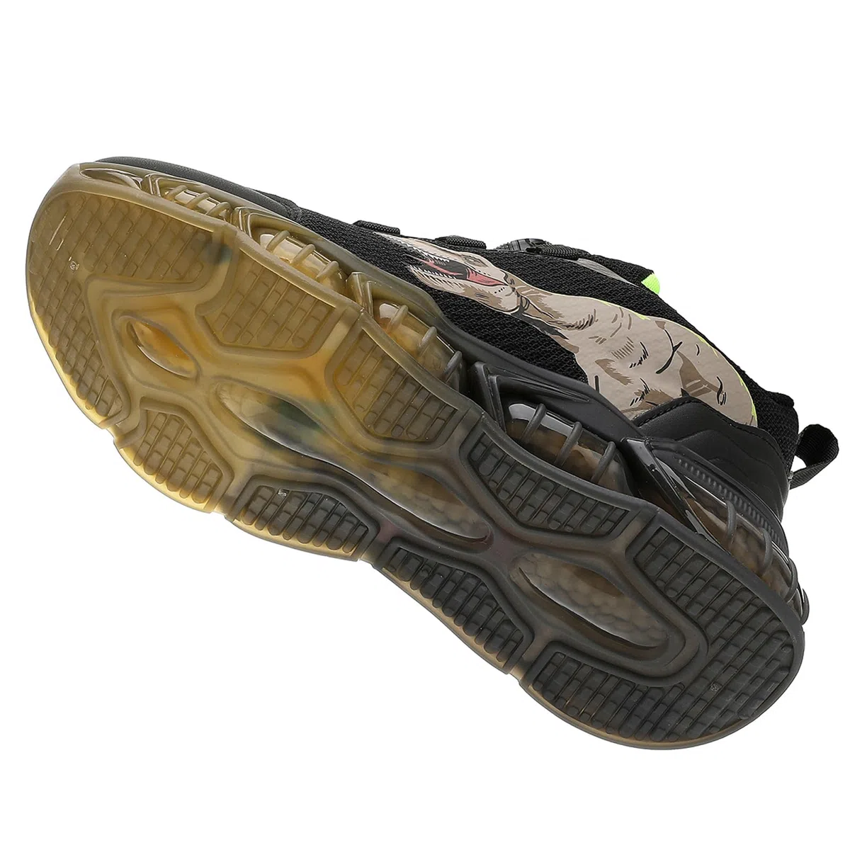Scarpe da Ginnastica per Bambini, Scarpe da Corsa alla Moda per Ragazzi, Scarpe Sportive con Motivo Dinosauro, Comode Scarpe da Jogging Traspiranti Leggere EU28-38