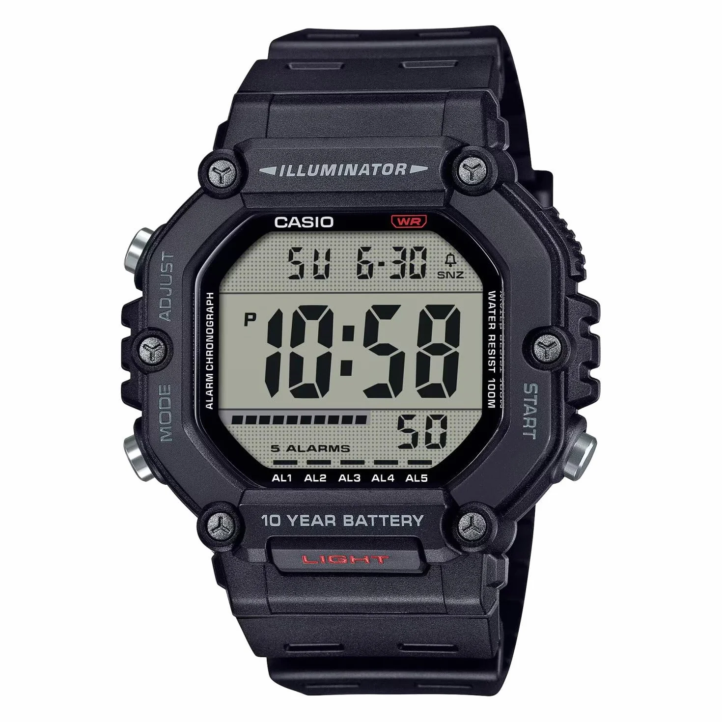 Casio Orologio Digitale Uomo Timeless Collection - Ae-1600h-1avef trendy cod. AE-1600H-1AVEF