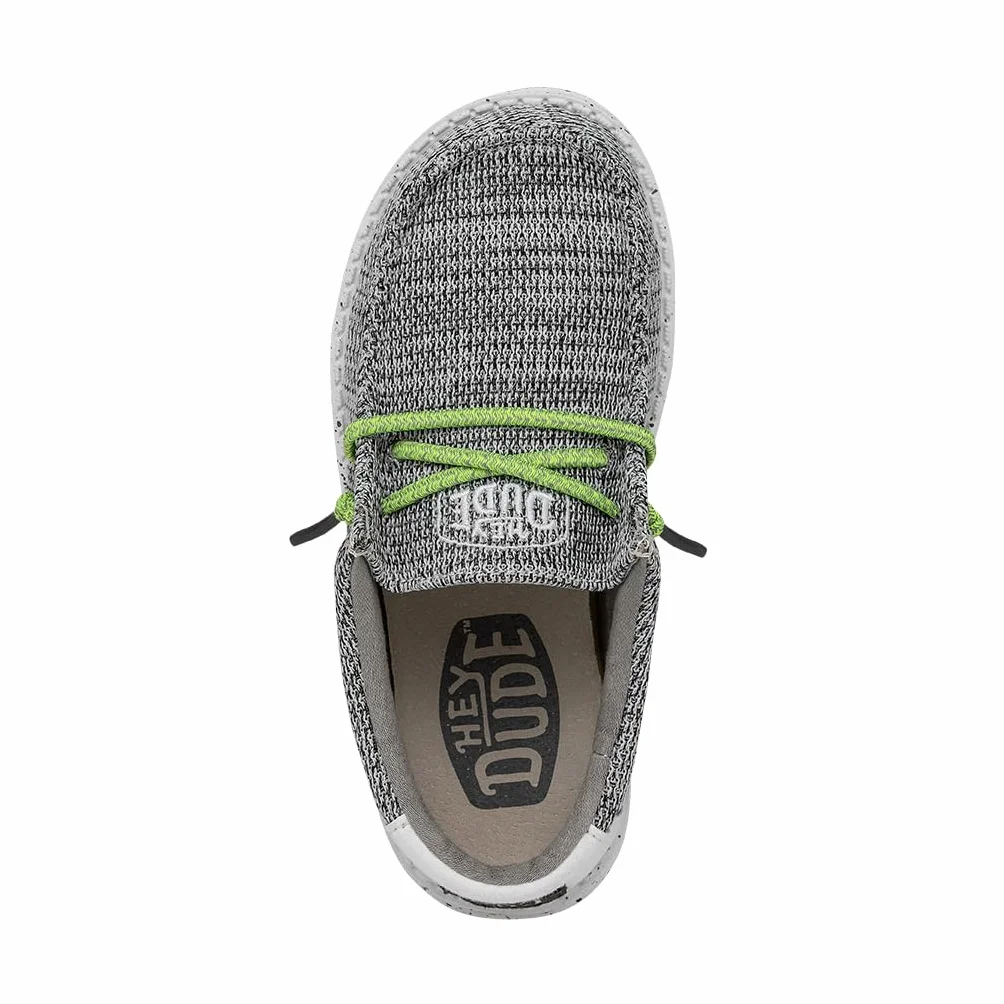 Hey Dude Wally youth Sox Sneaker Grigio da Bambino 40049-1KA