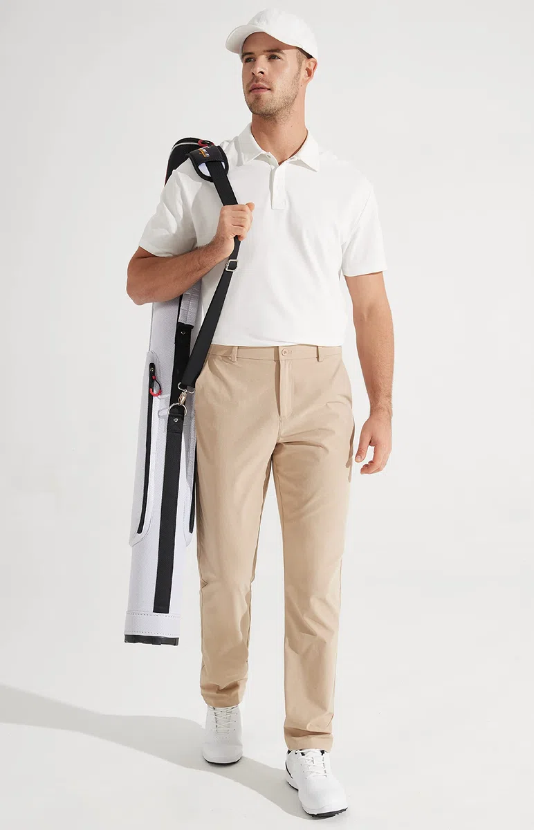 Libin Pantaloni da golf da uomo, elasticizzati, 76,2 cm/81,3 cm/86,4 cm, ad asciugatura rapida, leggeri, casual, comodi, con tasche