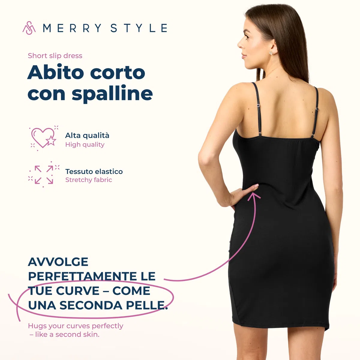 Merry Style Abitino Sottoveste Donna 2Pack MS10-203