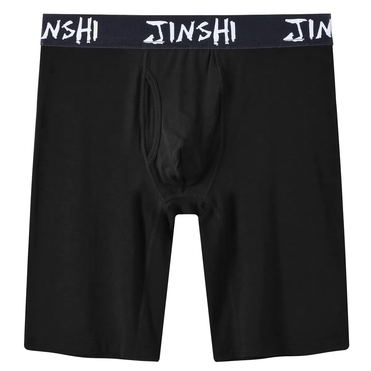 JINSHI Boxer Lungo Uomo Mutante Intimo Sportivo Pantaloncini Microfibra Slip Trunk Pacco a Gamba Extra Lunga