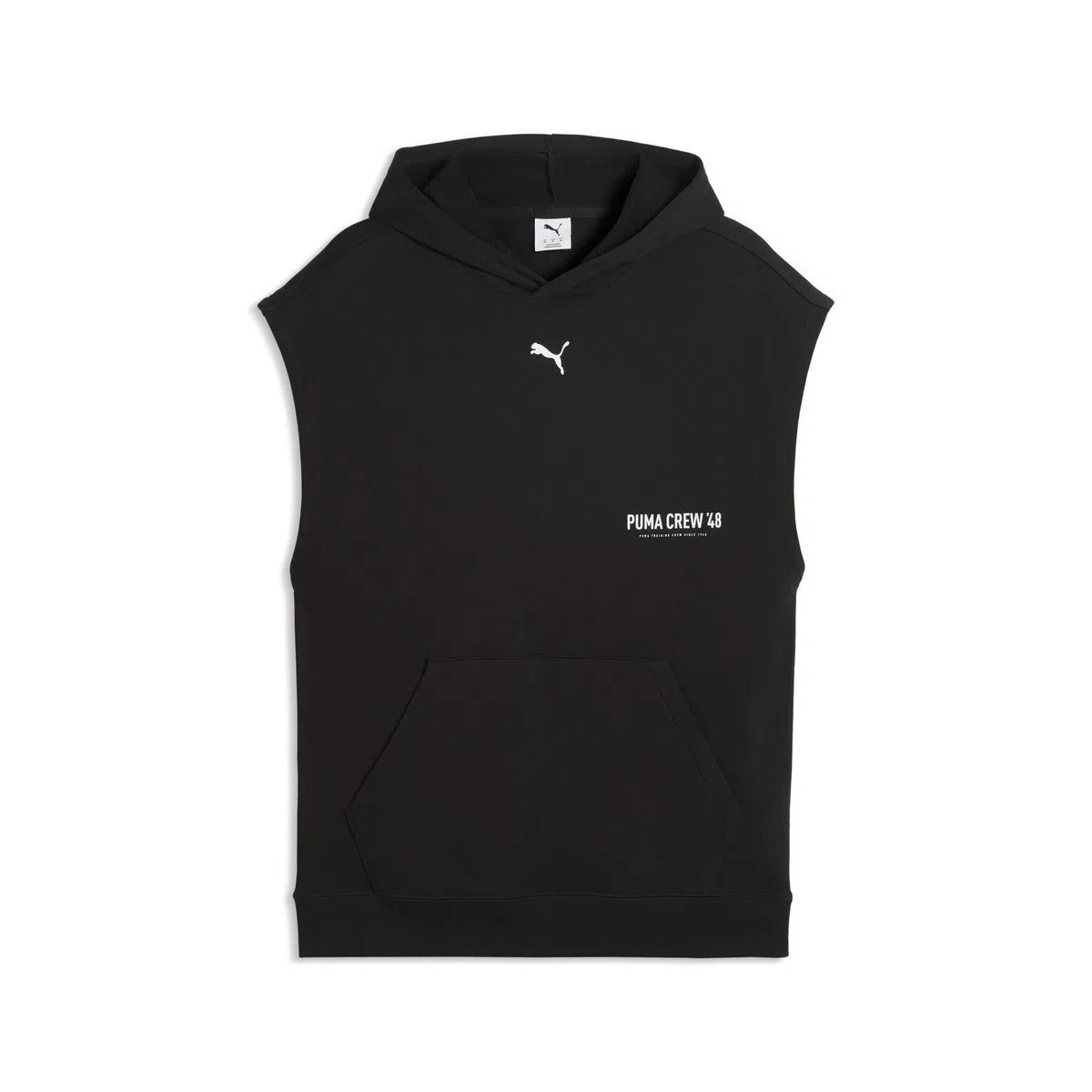 PUMA M Graphics French Terry Sleeveless Hoodie Felpe con Cappuccio Unisex - Adulto (Pacco da 1)