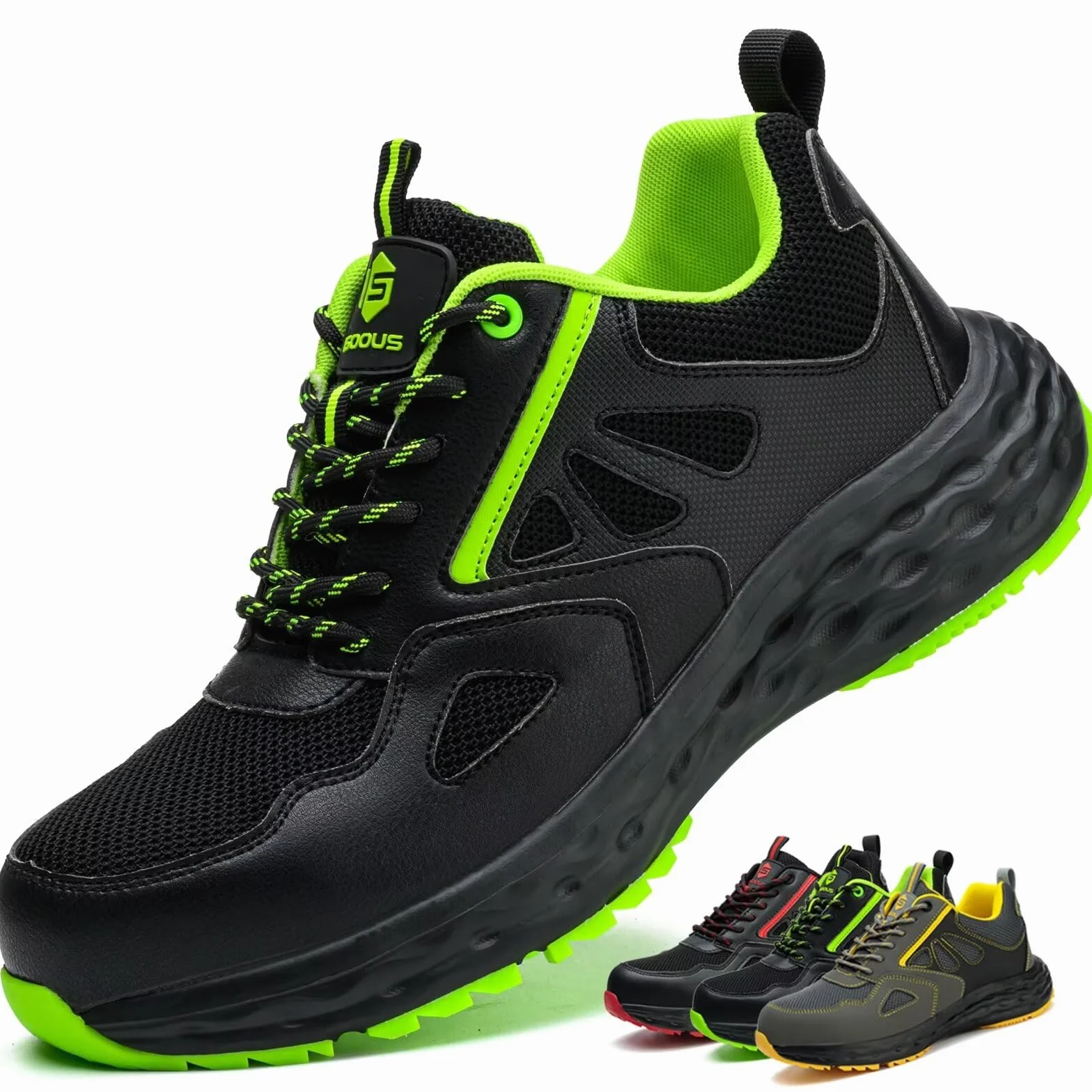 Scarpe Antinfortunistiche Uomo Donna Scarpe da Lavoro Leggero Comode Traspiranti Punta in Plastica Antiscivolo Cucina