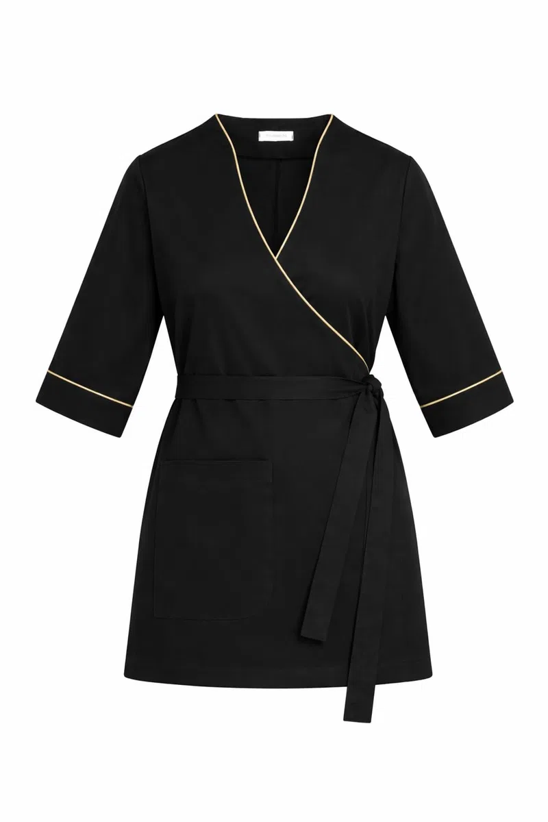 OL002N Kimono Donna per Estetista E Parrucchiere