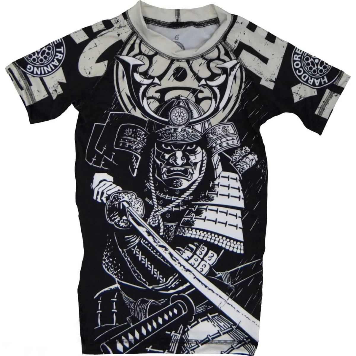 Hardcore Training Kids Rash Guard Camicia a Compressione Bambini Unisex BJJ Boxeo Palestra Fitness No Gi Abbigliamento Sportivo