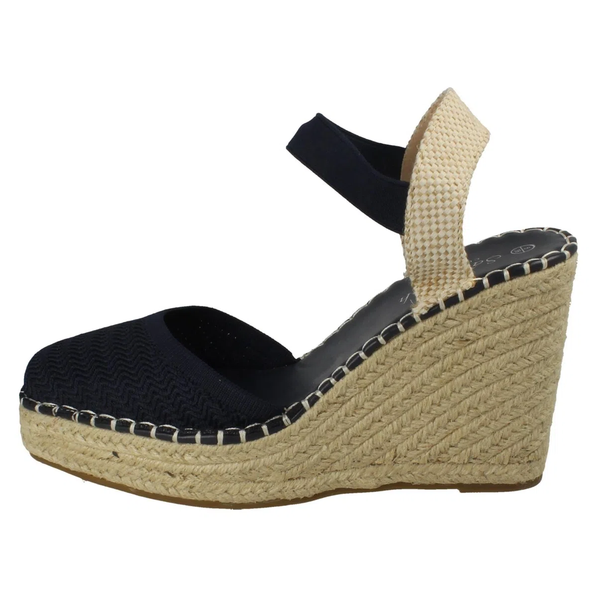 Savannah F2305 - Espadrillas da donna con zeppa alta, sandali estivi