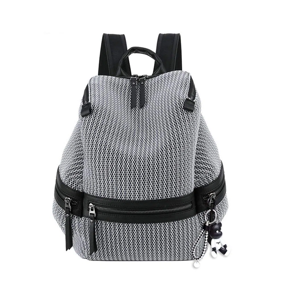 BUKESIYI Donna Borsa Zaino Elegante Zainetto Borse a Tracolla Zaini Antifurto Zainetti 2024 PU Pelle IT78110 Grigio