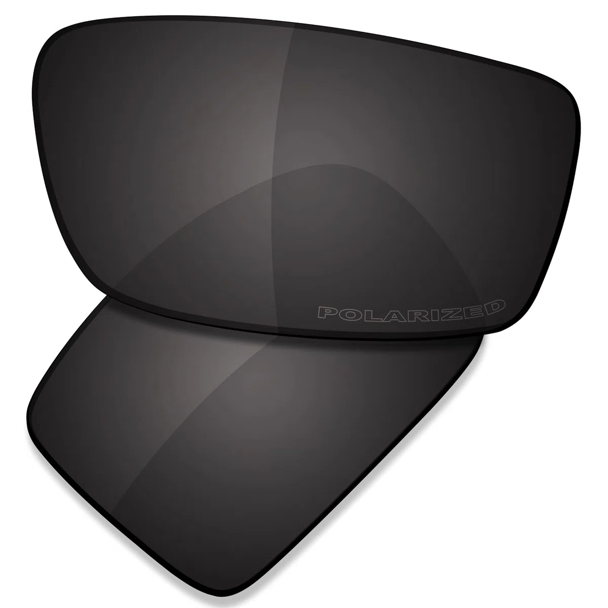 Saucer Lenti di ricambio premium per occhiali da sole Oakley Gascan ad alta definizione – Carbon Black Polarized, Carbon Black Polarizzato, Taglia unica