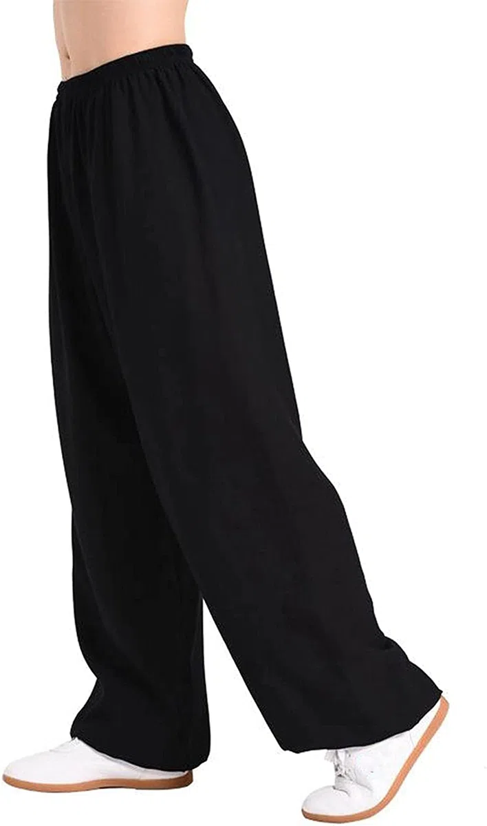 Pantaloni di Arti Unisex Comodo Traspirante Marziali Tai Chi Pants Perdere Peso Pantaloni da Allenamento Tradizionali Taiji Kung Fu Ala Chun Shaolin Pantaloni
