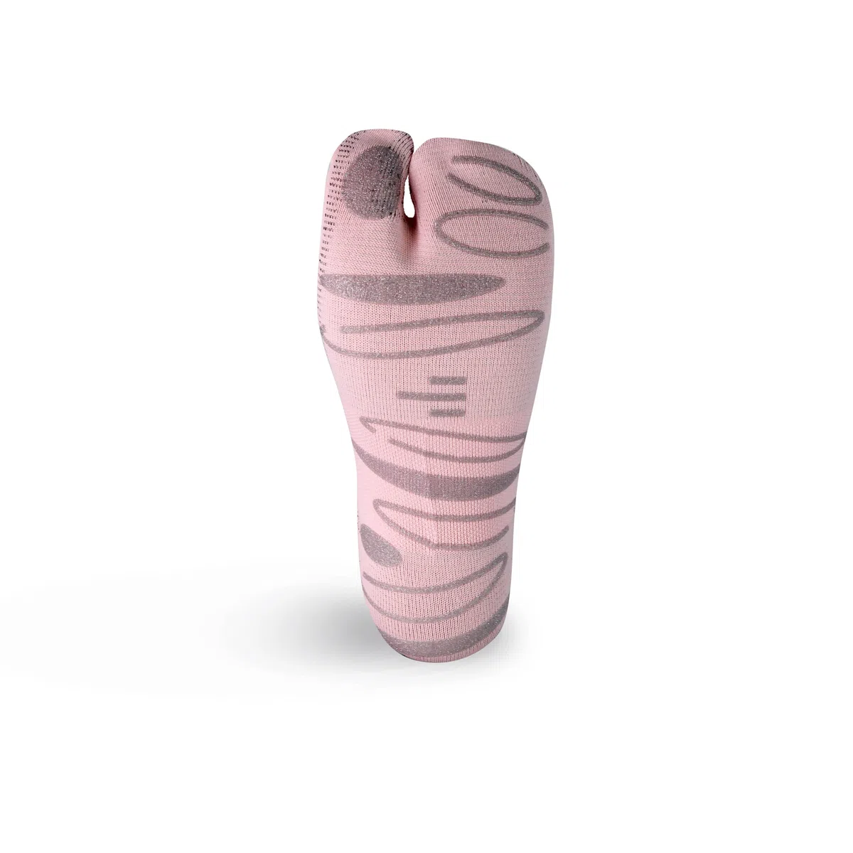 R-EVENGE Calzini Yoga Antiscivolo 1 Finger, Cotone Bio, Rame Antibatterico, Super Grip, Traspiranti, Palestra & Casa, Uomo Donna, Made in Italy (ROSA PASTELLO/SILVER, M 38/41)