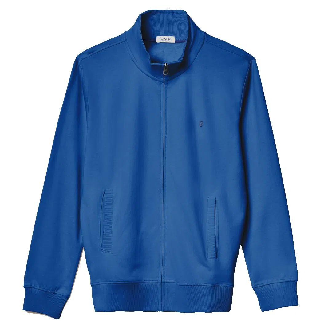 Coveri Felpa Giacca Pullover Aperta Uomo Sportiva con Cerniera Zip Intera Cotone