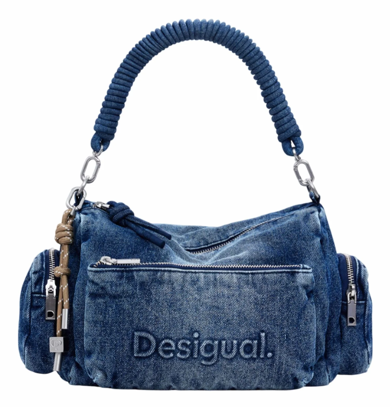 Desigual BAG_HALF LOGO, 5053 DENIM MEDIUM WASH, U