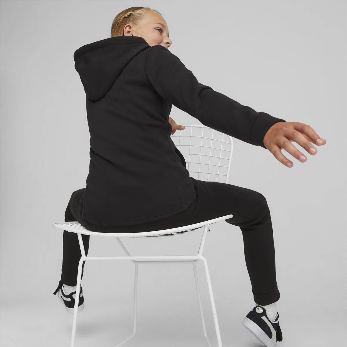 PUMA Tuta con Cappuccio da Ragazza