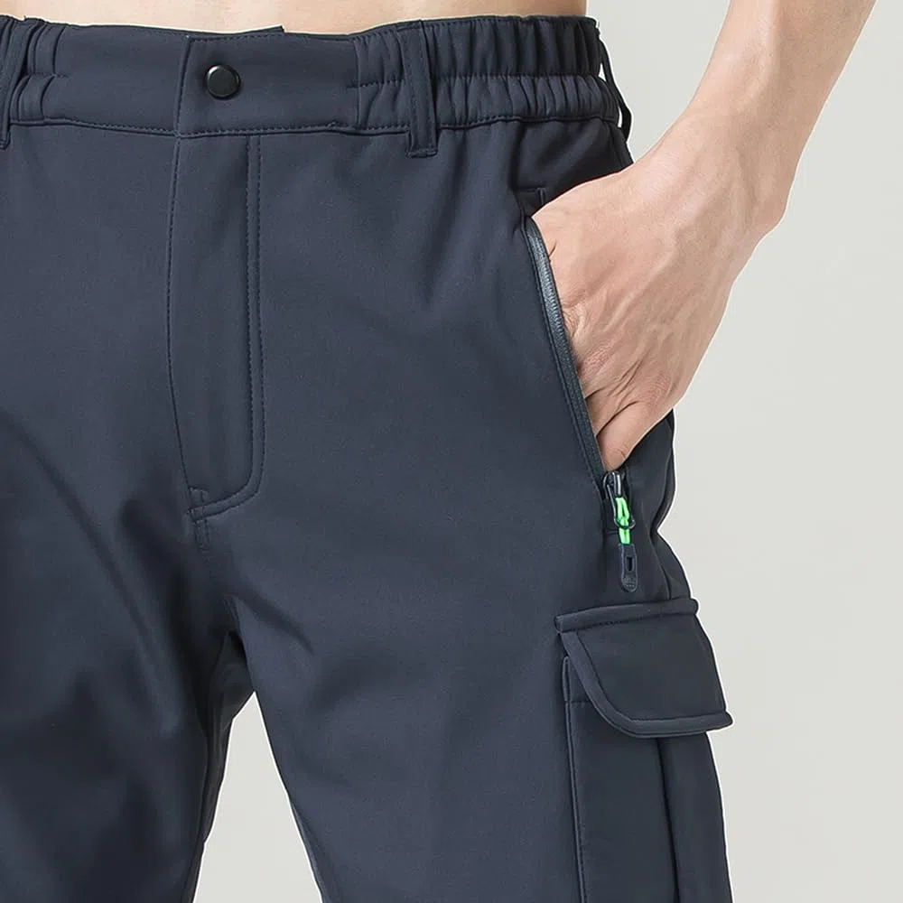 TONY BACKER Pantaloni da Trekking Uomo Escursionismo Multistasche shoftshell Impermeabile Invernali 1012