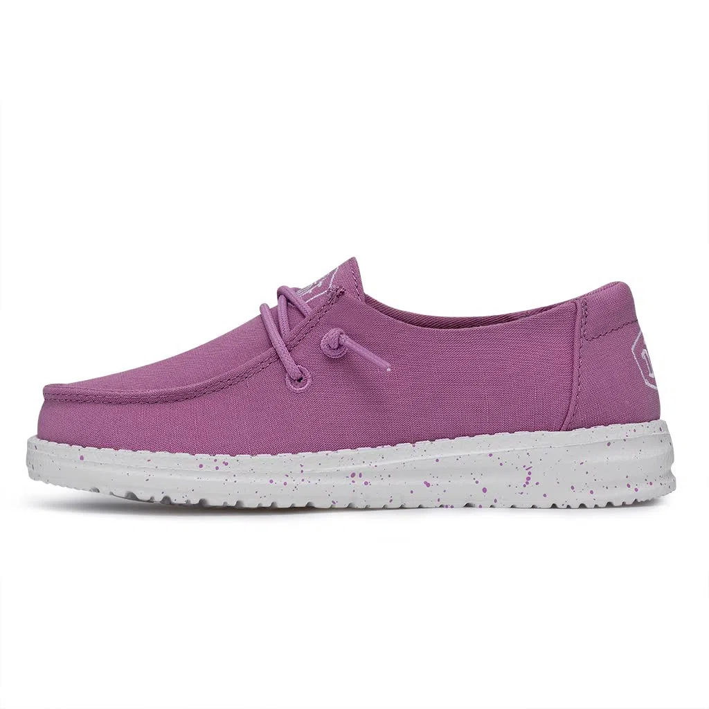 Hey Dude Wendy Youth Slub Canvas Scarpe Moc ToeBambine e Ragazze