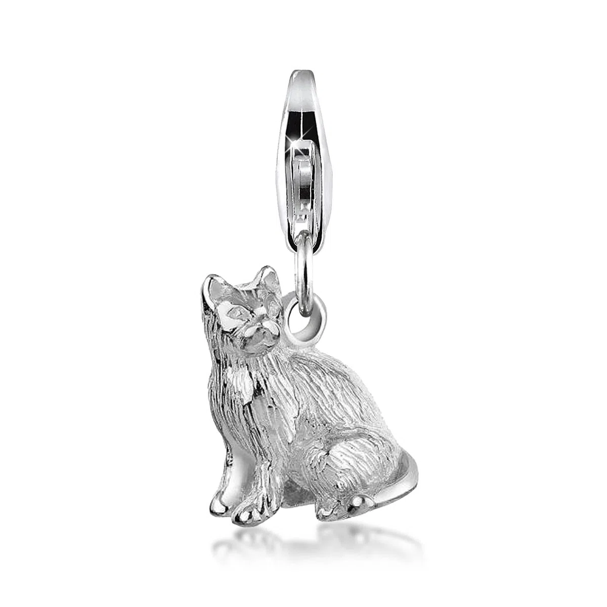 Nenalina charm gatto in argento per donna 713184-000