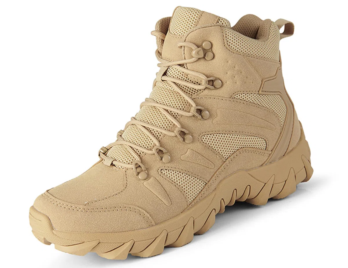 AS33 Stivali da Combattimento Militari da Uomo Arrampicata Traspirante Scarpe da Trekking Stivaletti da Allenamento dell'Esercito Stivaletti Tattici Jungle Desert