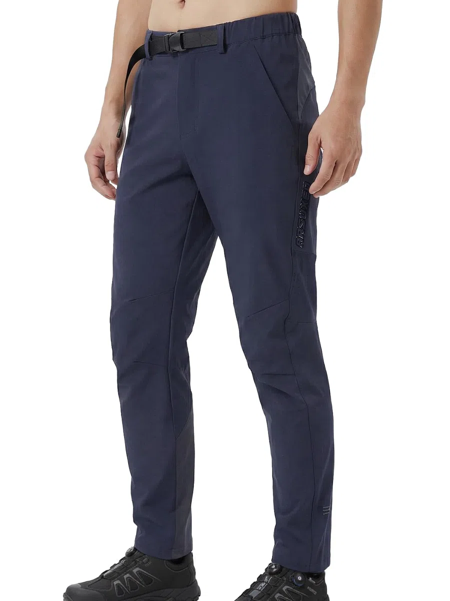 ARSUXEO Pantaloni Sportivi Outdoor da Uomo, Pantaloni da Ciclismo con Tasche con Zip, Pantaloni per Escursionismo, Campeggio, Arrampicata e Corsa, G5