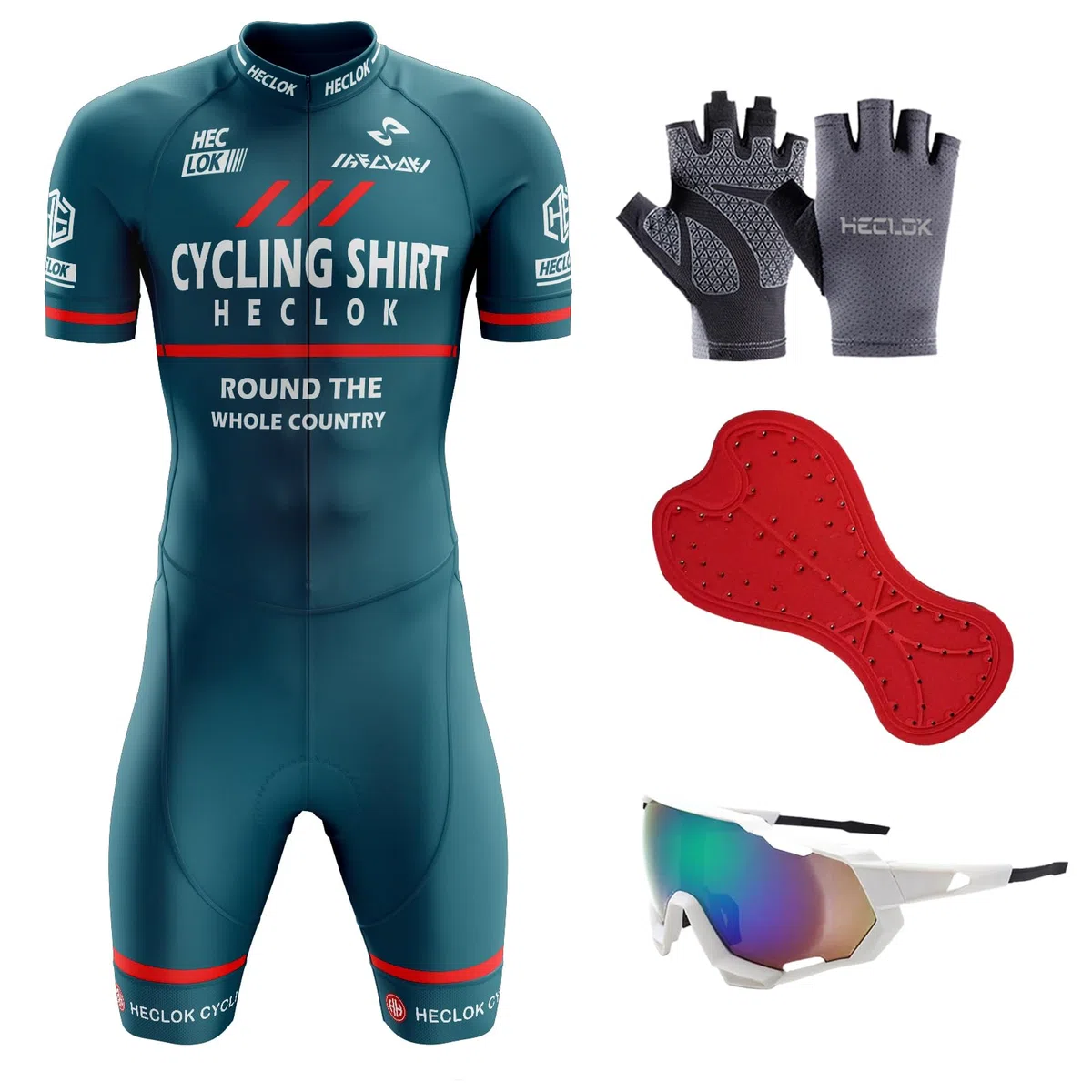Magliette da ciclismo da uomo, Tuta da triathlon da uomo, Ciclismo Body Skinsuit Sportswear Abbigliamento Triathlon, with Pad per Nuoto, Corsa, Ciclismo, Body Ciclismo Uomo