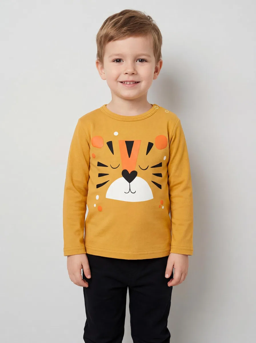 TupTam Camicia per Bambino a Maniche Lunghe Pacco da 5