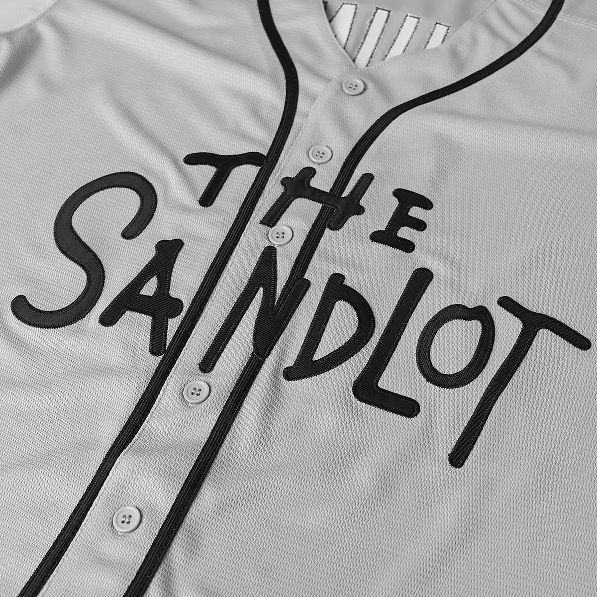 La maglia Sandlot Benny The Jet Rodriguez Michael Squints Palledorous Alan Yeah-Yeah McClennan Movie Baseball Jersey, 30 Rodriguez Grigio, M