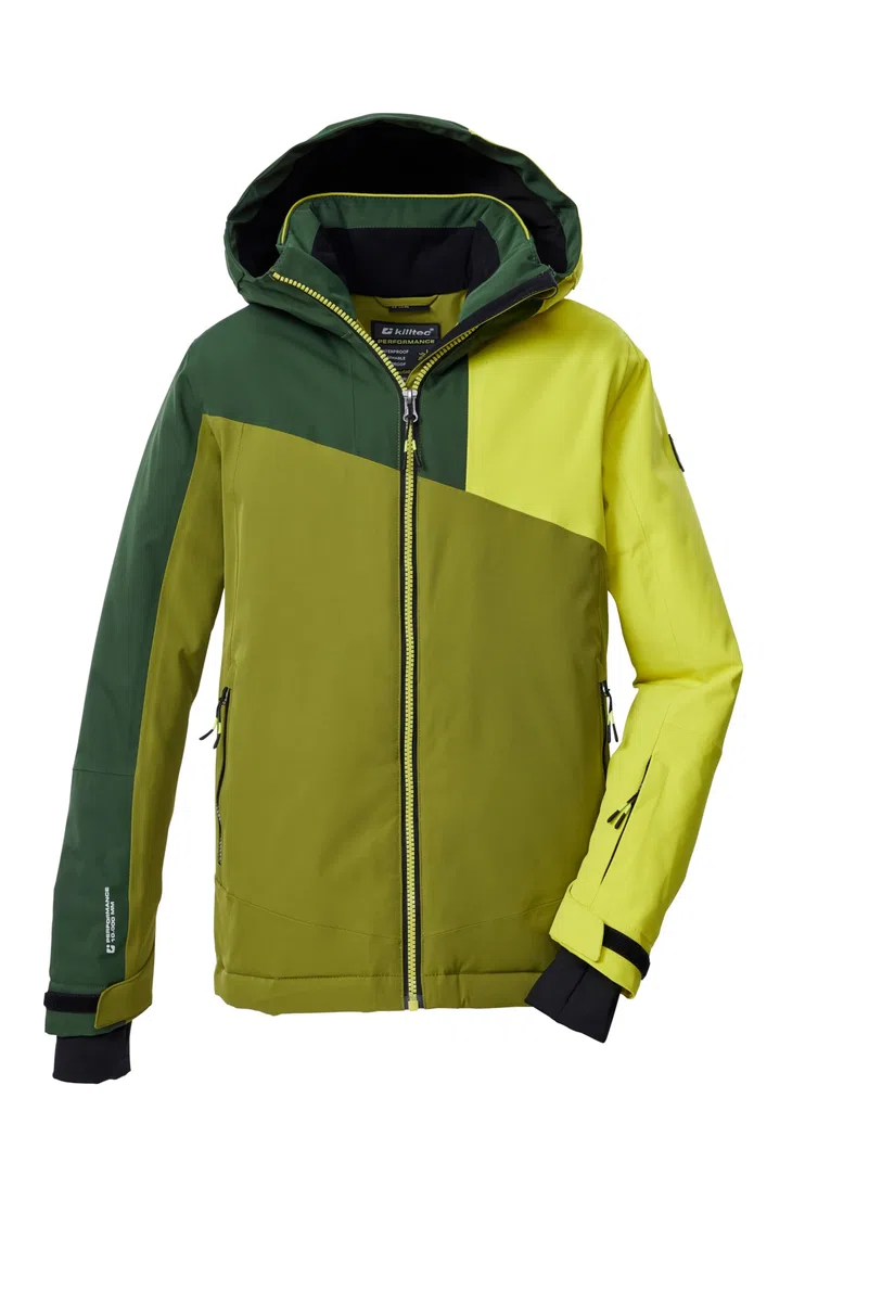 Killtec Ksw 192 Bys Ski Jckt Giacca da sci/giacca funzionale con cappuccio e paraneve Bambini e ragazzi