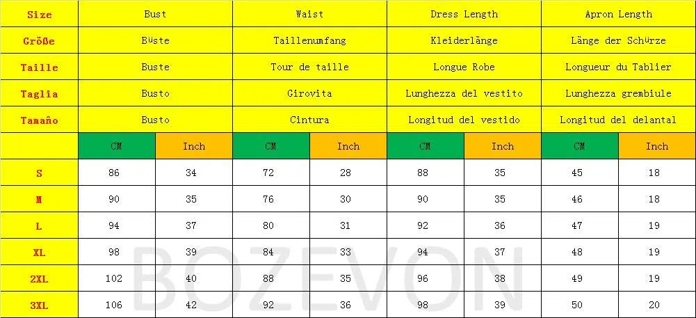 Donne Halloween Signore Adulti Abiti Vestiti Oktoberfest Domestica Costume Cosplay Vestito